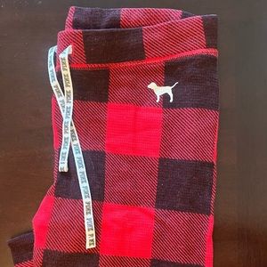 PINK Plaid sleepwear in small